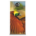 60" Cascade Retractable Banner Stand w/ Vinyl Banner